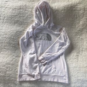 Northface white hoodie - size L
